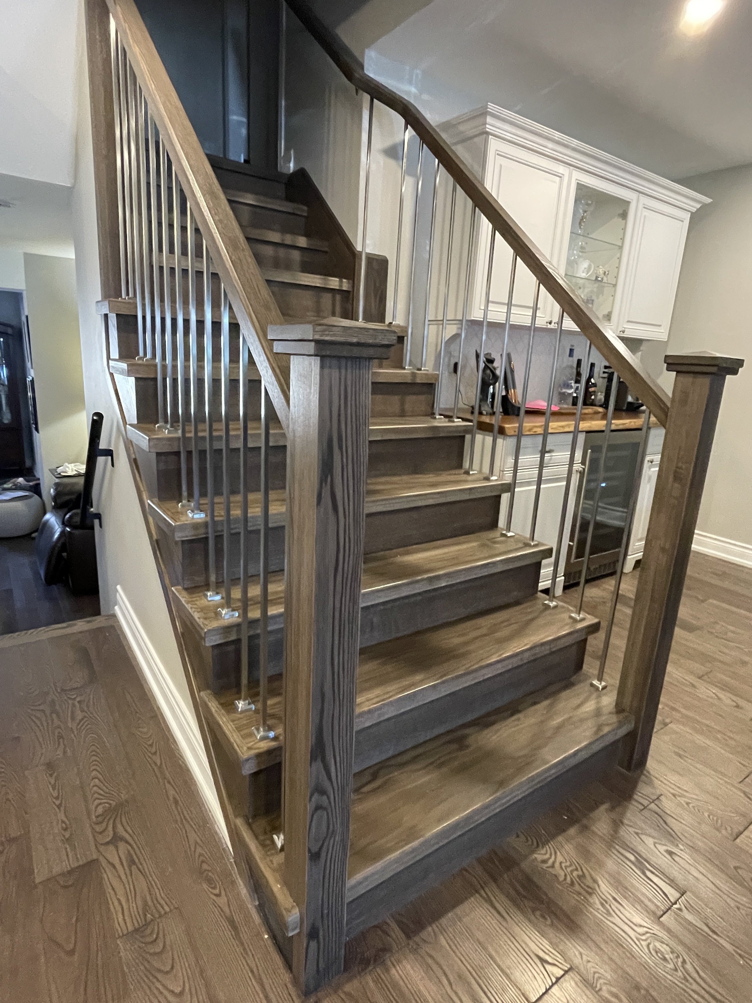 Custom stair and railing