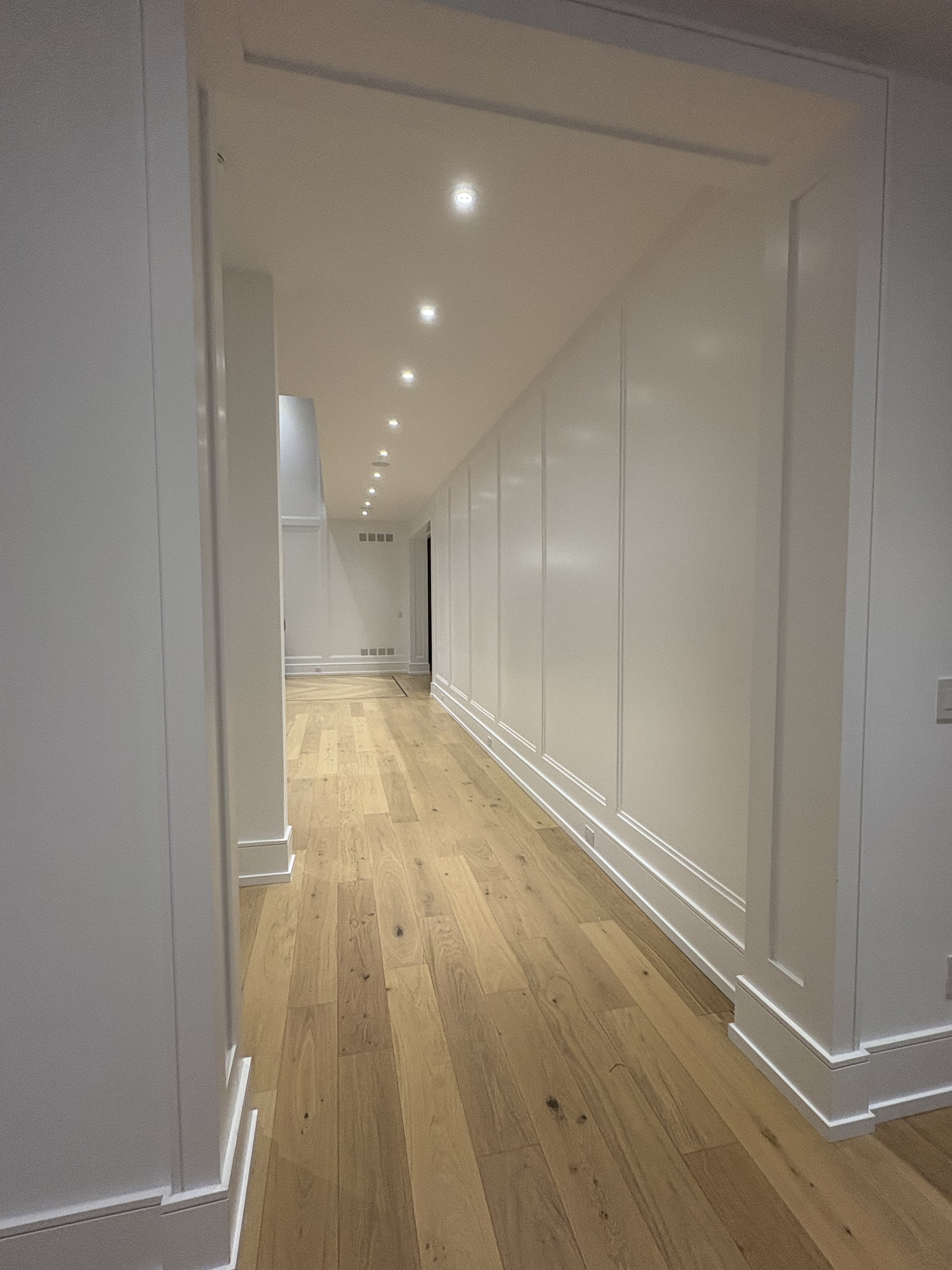 Trim and door installation